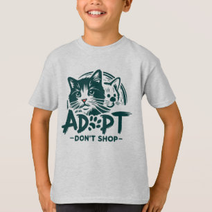 Camiseta Adoptar no comprar 1