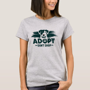 Camiseta Adoptar no comprar 2