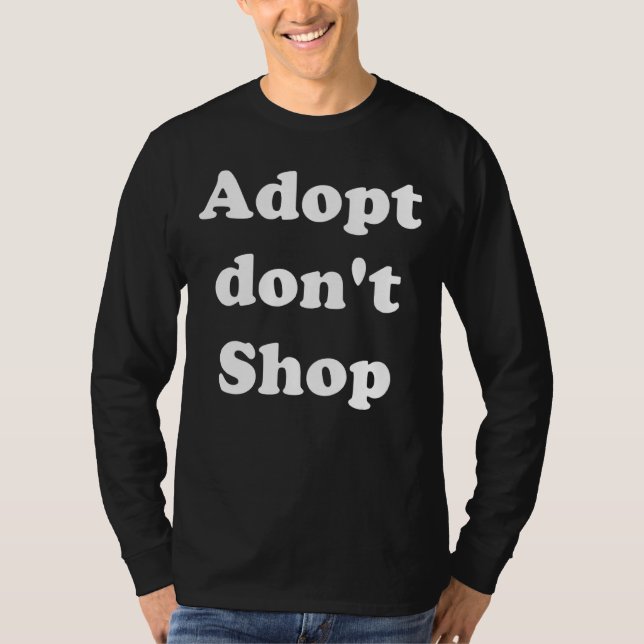Camiseta Adoptar No Comprar Animales De Rescate Costear Gat (Anverso)