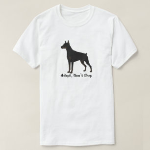 Camiseta Adoptar, no comprar   Defensa de Mascotas de resca
