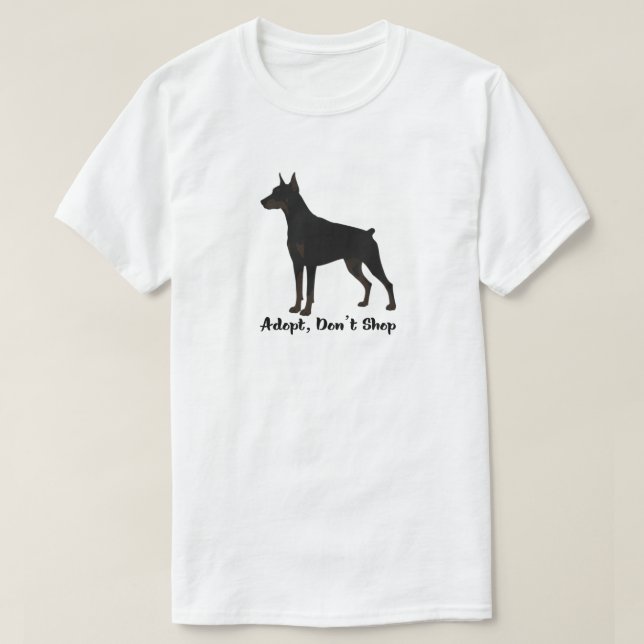 Camiseta Adoptar, no comprar | Defensa de Mascotas de resca (Diseño del anverso)