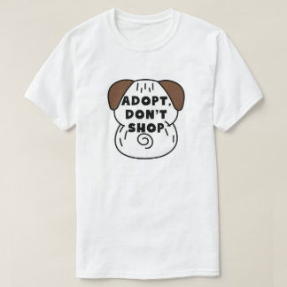 Camiseta Adoptar, no comprar | Defensa de Mascotas de resca