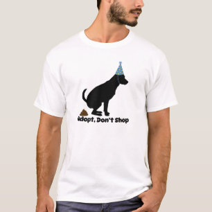 Camiseta Adoptar, no comprar   Defensa de Mascotas de resca