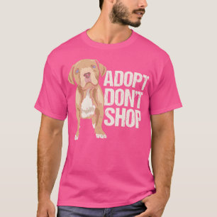Camiseta Adoptar no comprar regalos de rescate de perro