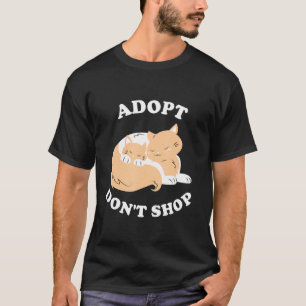 Camiseta Adoptar No Comprar Salvar A Los Animales Rescates 