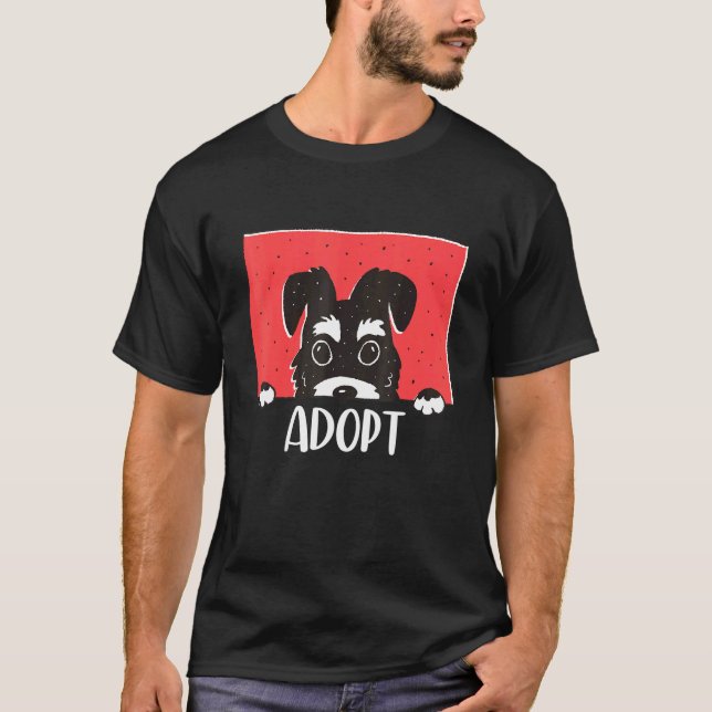 Camiseta Adoptar No Comprar Salvar A Los Animales Rescates  (Anverso)