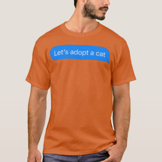Camiseta Adoptar un chica de amante del gato