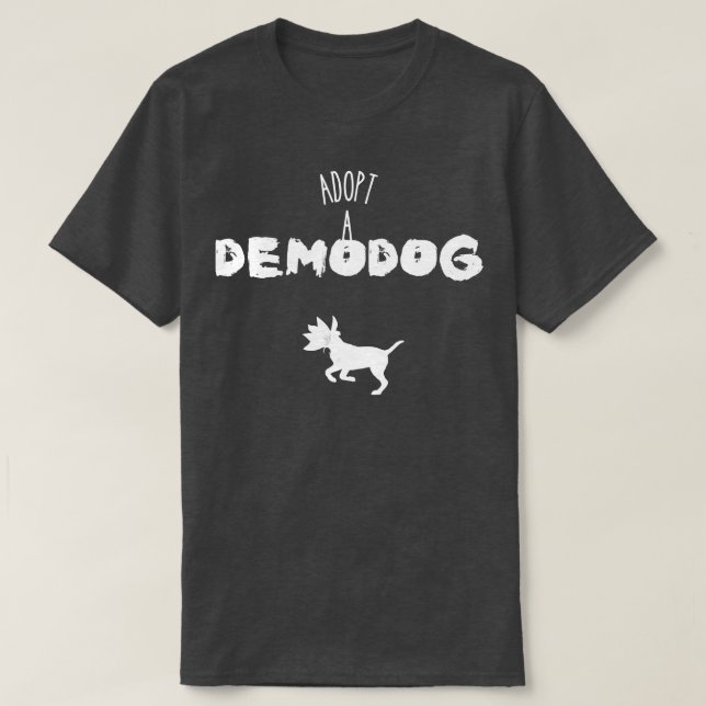 Camiseta Adoptar un Demodog 1 (Diseño del anverso)
