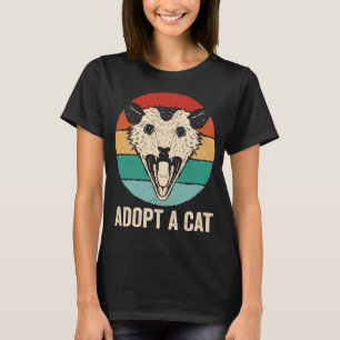 Camiseta Adoptar Un Gato Gracioso