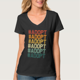 Camiseta Adoptar un Gato Gráfico De Perro Adopción De Anima