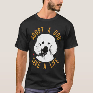 Camiseta Adoptar Un Perro Salvar Un Regalo De Carbón De Res