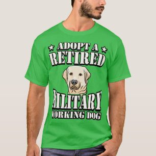 Camiseta Adoptar un Retiro Militar de Trabajo Jubilado para