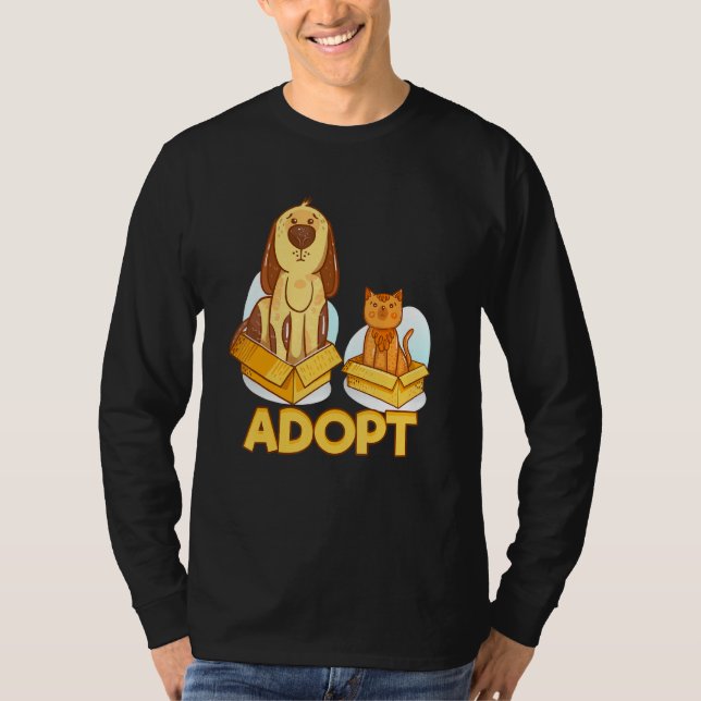 Camiseta Adoptar un sitio Mascota (Anverso)