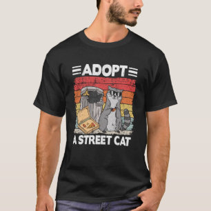 Camiseta Adoptar Una Basura De Gato Callejero Puede Basura