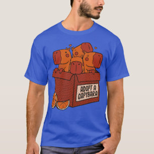 Camiseta Adoptar una Capía de Capibara Kawaii por Tobe Fons