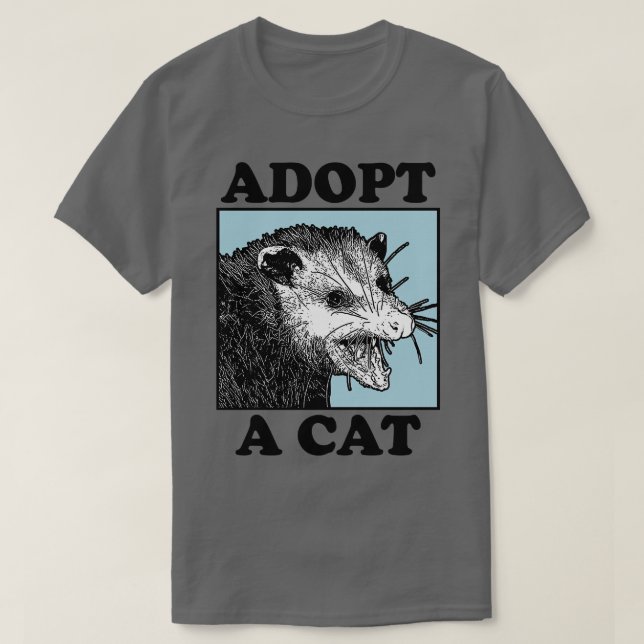 Camiseta Adoptar Una Manga Larga Para Niños Gatos (Diseño del anverso)