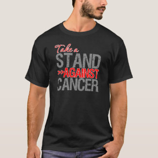 Camiseta Adoptar una postura contra el cáncer v2