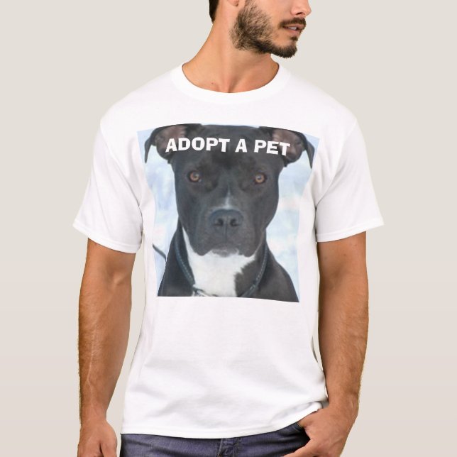 CAMISETA ADOPTE A UN MASCOTA (Anverso)