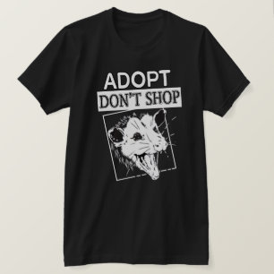Camiseta Adopte, no compre el grito de Oposum - amor de Opo
