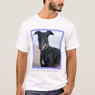 Camiseta Adopte un galgo que compite con jubilado hoy