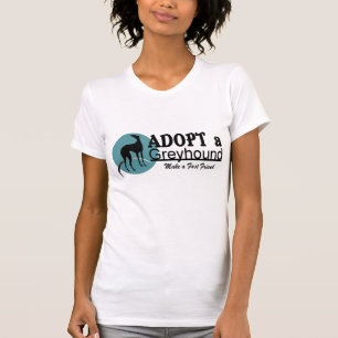 Camiseta Adopte un logotipo del galgo