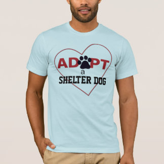 Camiseta Adopte un perro del refugio