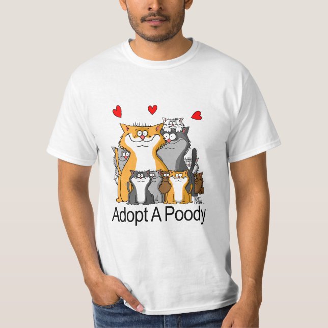 Camiseta Adopte un Poody (Anverso)