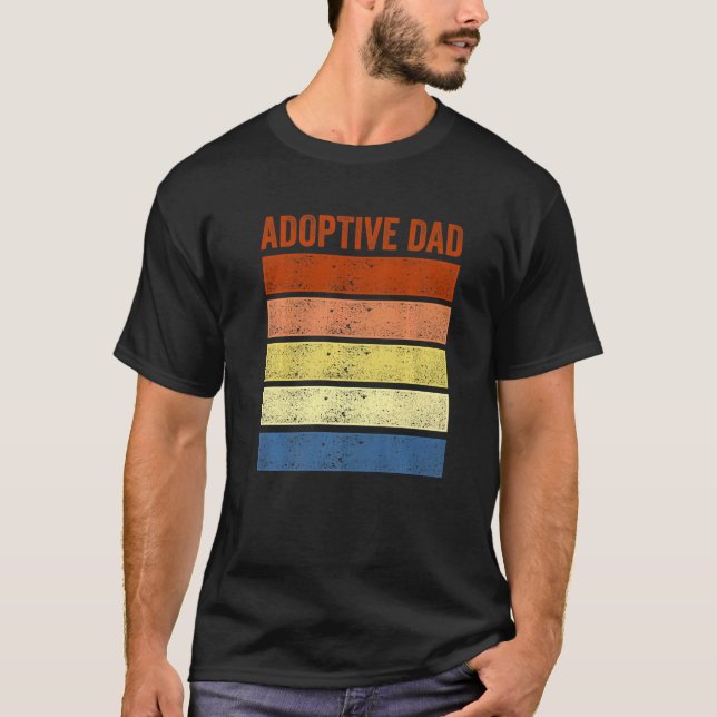 Camiseta Adoption Announcement Day Dad Family  4 (Anverso)