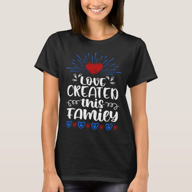 Camiseta Adoption Announcement Day Family idea Plan Life (Anverso)