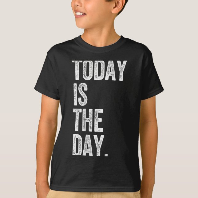 Camiseta Adoption Shirt Today Is The Day Celebration Gotcha (Anverso)