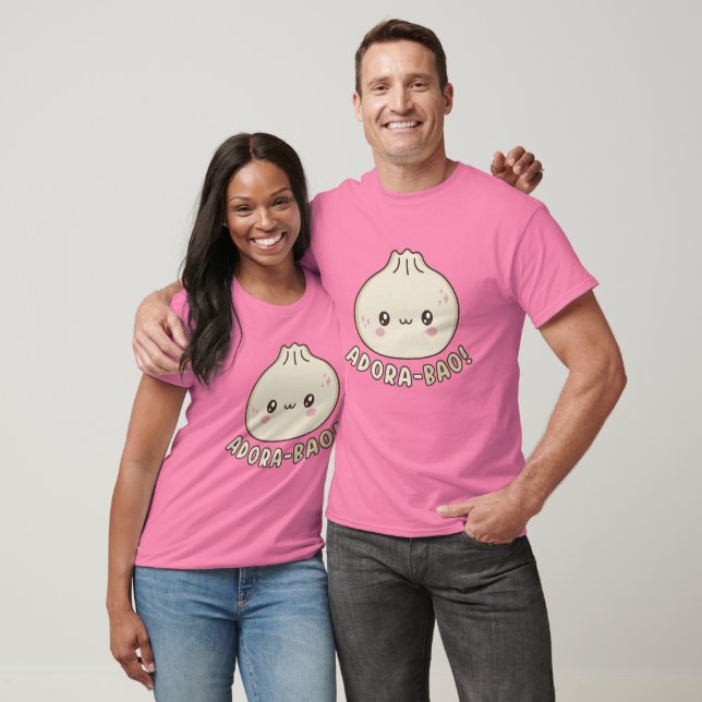 Camiseta Adora-Bao Cute Kawaii Bao Dumpling Pun Lover (Unisexo)