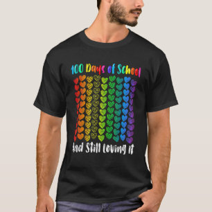 Camiseta Adorable 100 Días De Escuela Y Todavía Lo Ama Cora
