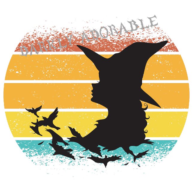 Camiseta Adorable a su manera oscura (She moved through the moonlit corridors with the grace of a wraith, a portrait of elegant darkness.)