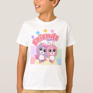 Camiseta Adorable Animal Frienz: Amigos para siempre