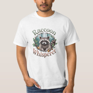 Camiseta Adorable arte Raccoon para fans