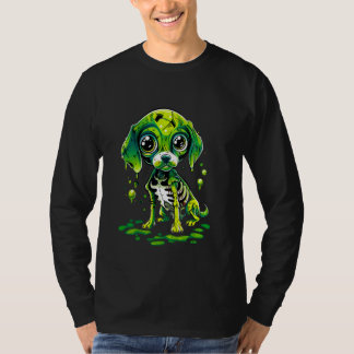 Camiseta Adorable Beagle Zombie Con Ojos Grandes