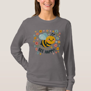 Camiseta Adorable Bee Happy