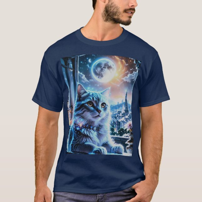 Camiseta Adorable Big City Kitten (Anverso)