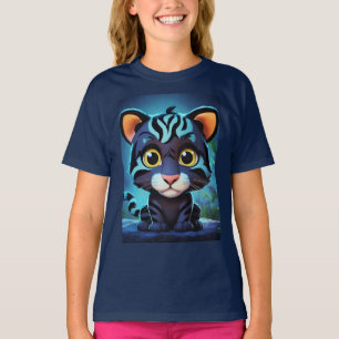 Camiseta "Adorable Black Tiger Bliss Tee"