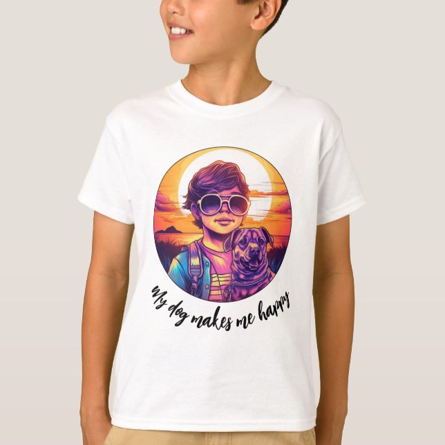 Camiseta Adorable Boy y su porquería | Niños (Anverso)