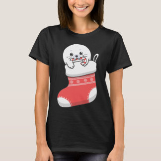 Camiseta Adorable cachorro de foca de arpa bebé lindo en el
