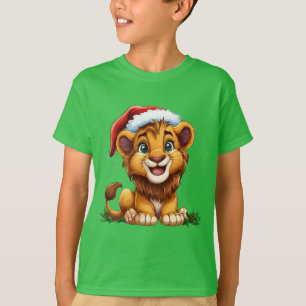 Camiseta Adorable cachorro de león de dibujos animados con