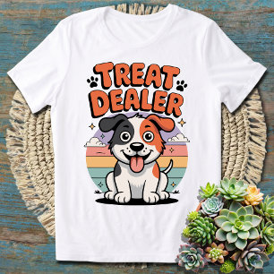 Camiseta Adorable caricatura Perro Diseño divertido para lo