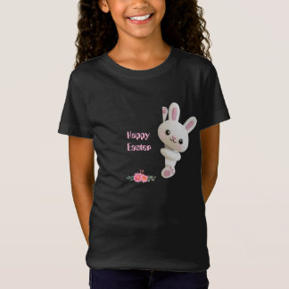 Camiseta Adorable conejito 3D con Pascua editable