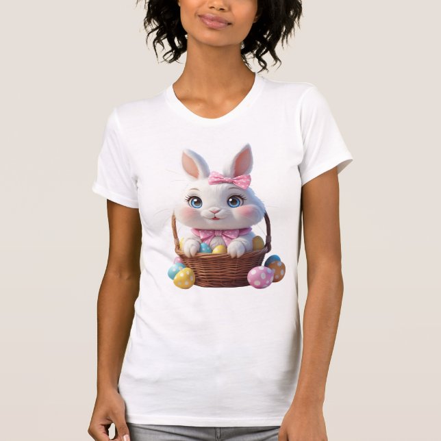 Camiseta Adorable conejito de Pascua - Deslumbramiento feri (Anverso)