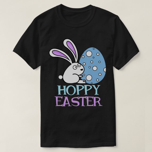 Camiseta Adorable Conejo De Pascua Y Huevo De Pascua (Diseño del anverso)