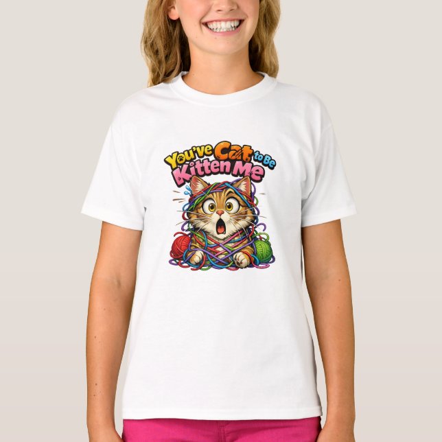 Camiseta Adorable Cute Kitten Cat Kids T-Shirt (Anverso)