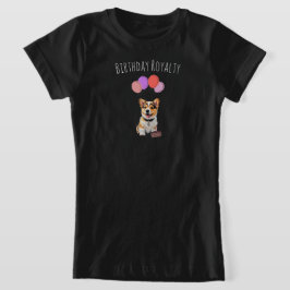 Camiseta Adorable Cute Must-Have Pink Corgi Birthday Girl