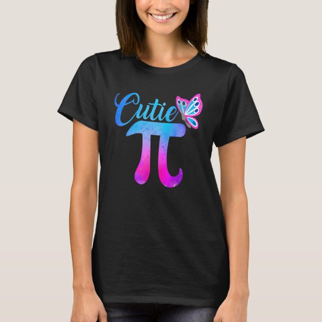 Camiseta Adorable Cutie Pi Mathematics Pie Symbol Pun Pi Da (Anverso)