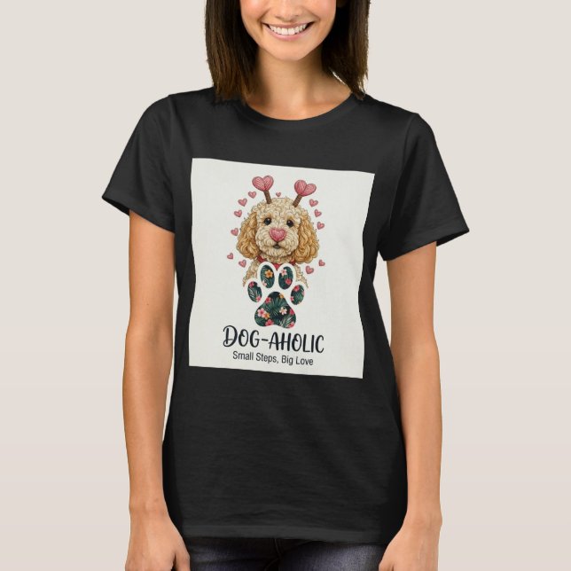 Camiseta adorable de mamá perruna (Anverso)